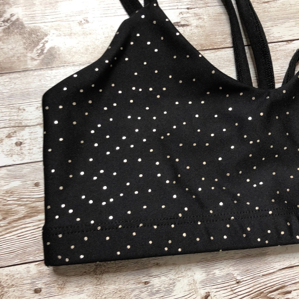 NWT Beyond Yoga Drip Drop Sports Bra Black NWT - Picture 3 of 7